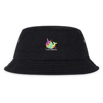 Narwal - Kinder Bucket Hat - Schwarz - Vorne