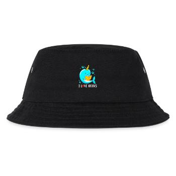 Narwal - Kinder Bucket Hat - Schwarz - Vorne