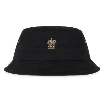 A dream is a wish that your heart makes - Kids’ Bucket Hat - black - Front