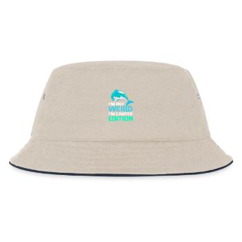 Narwal - Kinder Bucket Hat - Natur/Navy - Vorne