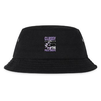 Classy Until The Puck Drops 32 - Kinder Bucket Hat - Schwarz - Vorne