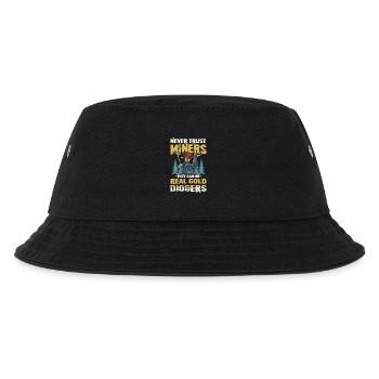 Miners They Can Be Real Gold Diggers - Kinder Bucket Hat - Schwarz - Vorne