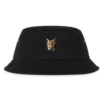 Lynx Wildcat Big Cats Cats Cute Lynx - Kids’ Bucket Hat - black - Front