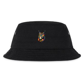 Lynx Wildcat Big Cats Cats Cute Lynx - Kids’ Bucket Hat - black - Front