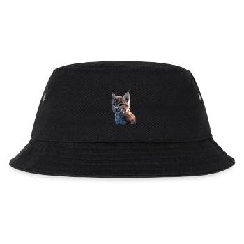 Lynx Wildcat Big Cats Cats Cute Lynx - Kids’ Bucket Hat - black - Front