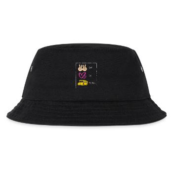 Schulbusfahrer Schulbus - Kinder Bucket Hat - Schwarz - Vorne