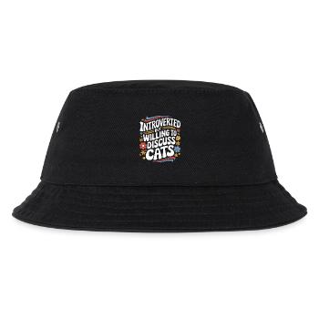Introvertierter asozialer introvertierter - Kinder Bucket Hat - Schwarz - Vorne