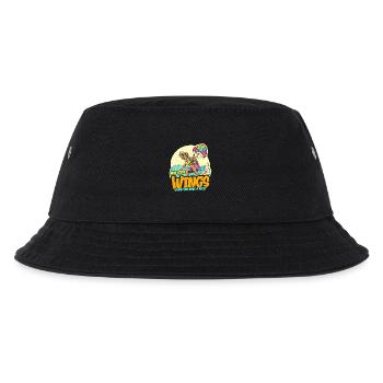 Kiteboarding Who Needs Wings When Windsurfing - Kinder Bucket Hat - Schwarz - Vorne