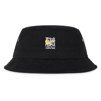 Midwife Dad Hero I Pulled - Kids’ Bucket Hat - black - Front