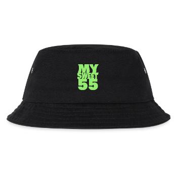 Süß 55 - Kinder Bucket Hat - Schwarz - Vorne