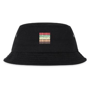 Schachhumor – Ich denke nach - Kinder Bucket Hat - Schwarz - Vorne
