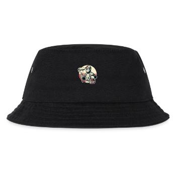 Painter gorilla with paint bucket and paint roller - Kids’ Bucket Hat - black - Front