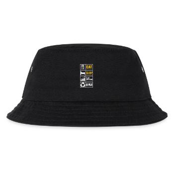 Enjoying Capitalism Stock Sayings - Kids’ Bucket Hat - black - Front