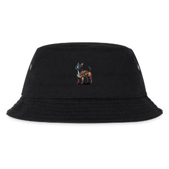 Bullterrier - Kinder Bucket Hat - Schwarz - Vorne