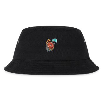 Basketball Basketballer Donut - Kinder Bucket Hat - Schwarz - Vorne