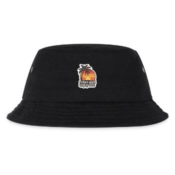 BEACH, PALM TREES - Kids’ Bucket Hat - black - Front
