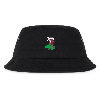 Drapeau du Pays de Galles, fierté galloise - Bob Enfant - noir - Devant