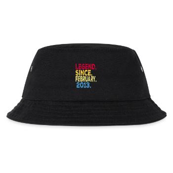 Legende seit Februar 2013 Design For Kids, - Kinder Bucket Hat - Schwarz - Vorne