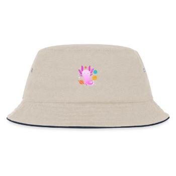 Pastel Gothic - Kids’ Bucket Hat - ecru/navy - Front