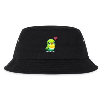 Budgie Love - Kids’ Bucket Hat - black - Front
