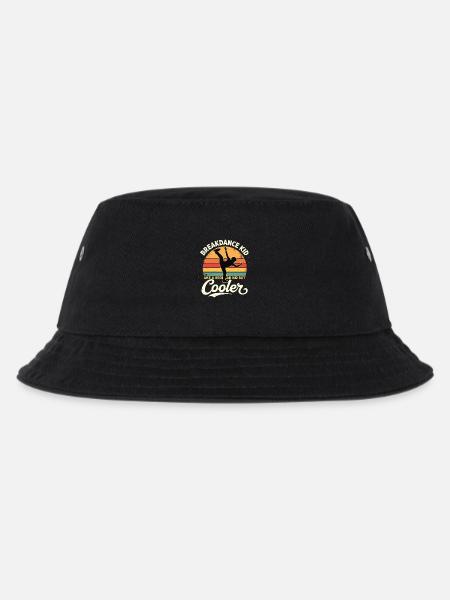 Breakdance Kid Breakdancer Retro Tanz B-Boys - Kinder Bucket Hat - Schwarz