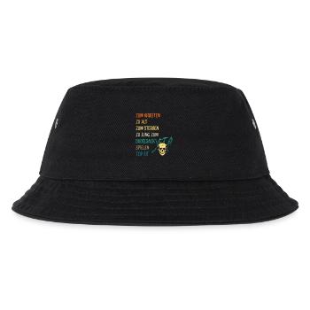 Dudelsackspieler Dudelsack Männer Geschenk - Kinder Bucket Hat - Schwarz - Vorne