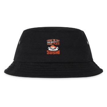 Sushi Japan Essen Sushi-Mahlzeit - Kinder Bucket Hat - Schwarz - Vorne