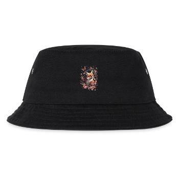 Fuchs - Kinder Bucket Hat - Schwarz - Vorne