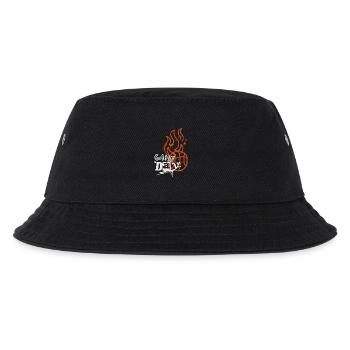 Basketball Basketballer - Kinder Bucket Hat - Schwarz - Vorne