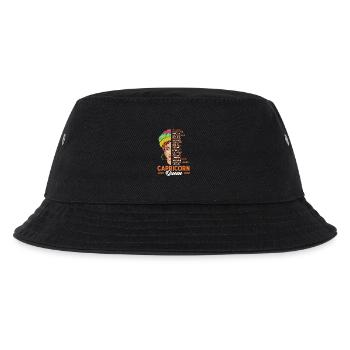 Sternzeichen Steinbock - Kinder Bucket Hat - Schwarz - Vorne