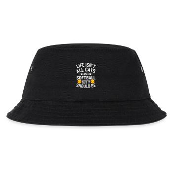 Softball Dire Chats Drôle Softball Cadeau - Bob Enfant - noir - Devant