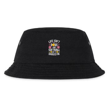 Softball Dire Chiens Drôle Softball Cadeau - Bob Enfant - noir - Devant