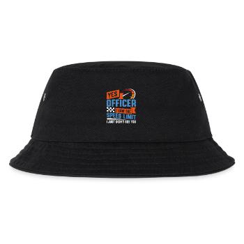 Motif de slogan de la police de limitation de vitesse amusante - Bob Enfant - noir - Devant