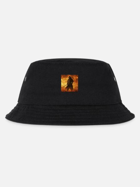 Cowboy - Kinder Bucket Hat - Schwarz
