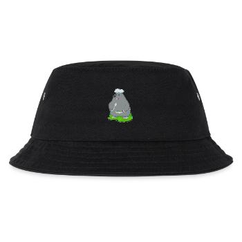 Maulwurf Koch Pfanne Kochen - Kinder Bucket Hat - Schwarz - Vorne