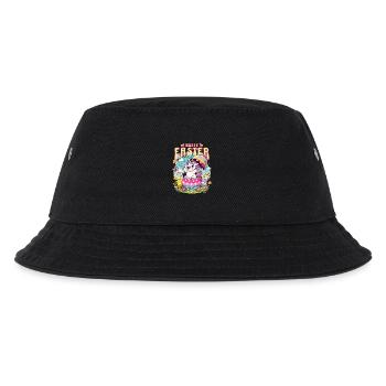 Ostern Frohe Ostern Osterhase Osterei Frühling - Kinder Bucket Hat - Schwarz - Vorne