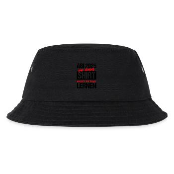 Abi 2025 Gymnasium Abschluss Geschenk Abitur 2025 - Kinder Bucket Hat - Schwarz - Vorne