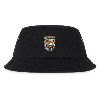 Food Service Director Lustiges Design - Kinder Bucket Hat - Schwarz - Vorne