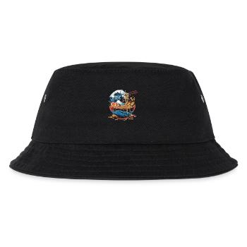 Ramen Welle – Japanische Fusion - Kinder Bucket Hat - Schwarz - Vorne