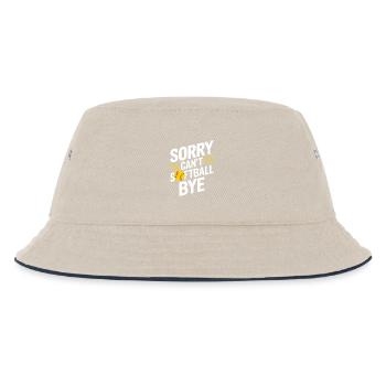 Softball Softball Player Funny Softball Gift - Kids’ Bucket Hat - ecru/navy - Front