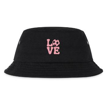 Fußball Spruch Süße Lustiges Fussballerin Geschenk - Kinder Bucket Hat - Schwarz - Vorne