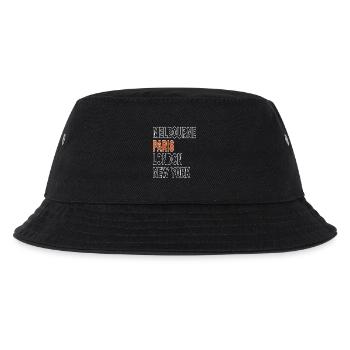 Major Tennis Turnier in Paris - Kinder Bucket Hat - Schwarz - Vorne