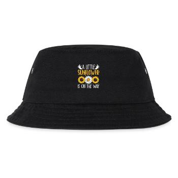 Ein kleines Sonnenblümchen ist unterwegs - Kinder Bucket Hat - Schwarz - Vorne