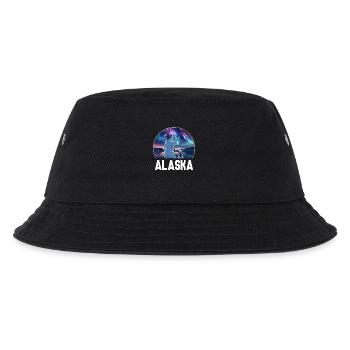 Alaska Northern Lights Adventure - Kids’ Bucket Hat - black - Front