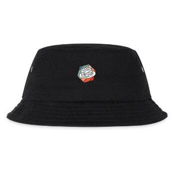 Pancakes with cherries and maple syrup artwork - Kids’ Bucket Hat - black - Front