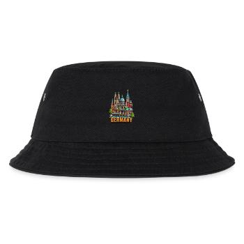 Schöne Ansichten Von Deutschland Alte Stadt - Kinder Bucket Hat - Schwarz - Vorne