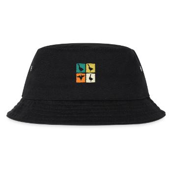 Gans - Kinder Bucket Hat - Schwarz - Vorne
