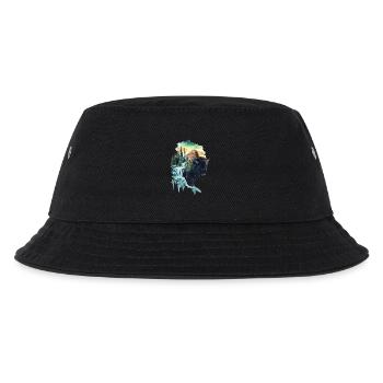 Bison - Kinder Bucket Hat - Schwarz - Vorne