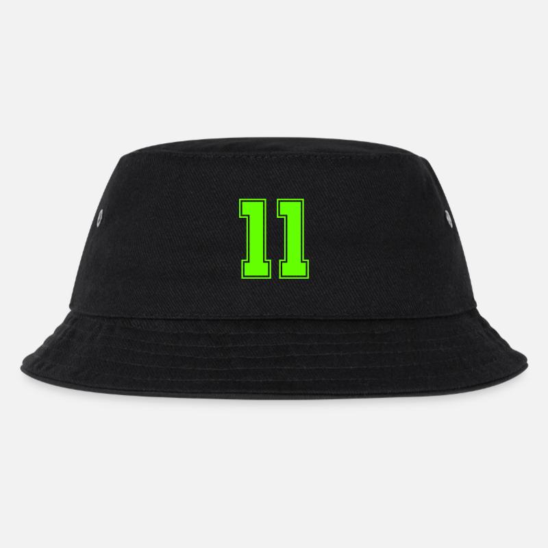 11 - Kinder Bucket Hat - Schwarz