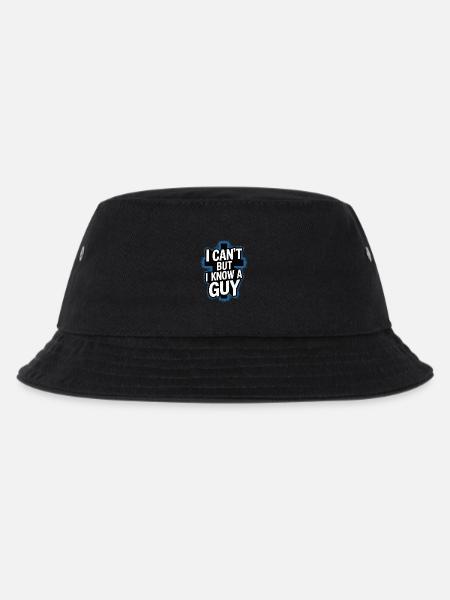 Jesus - ich kann nicht, aber ich kenn da jemanden - Kinder Bucket Hat - Schwarz